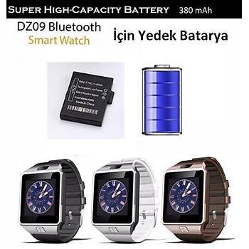DZ09 Smart Watch Bluetooth Akýllý Saat Ýçin 380 mAh Yedek Batarya Pil