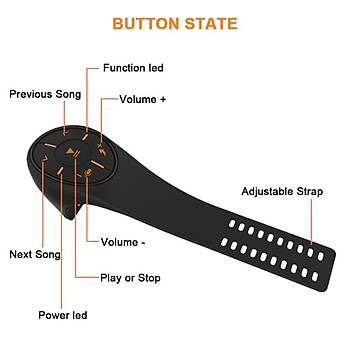 Medya Oynatıcı Araç Kiti Bluetooth Alıcısı FM Verici MP3 Çalar Güvenli Sürüş