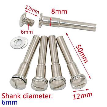 Dremel Mandrel İçin Tekerlek Disk Tutucu 6mm Shank HSS Kesme 