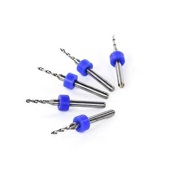 Mikro Karbr PCB Matkap Ucu Metal CNC Sondaj 10lu Set 2.55mm 