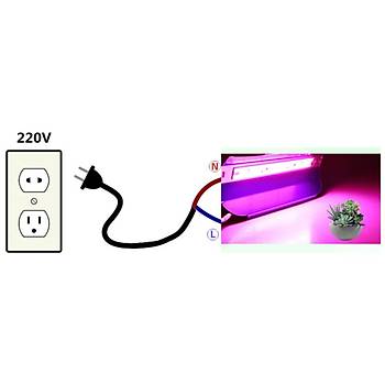Tam Spektrum Fito Bitki  B�y�tme LED I��k 50W AC 220V 180� �P 65 Su Ge�irmez 