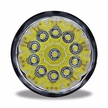 28000LM 11 Adet XM-L T6 LED Bisiklet, Motor Işık Su Geçirmez Atom Fener 