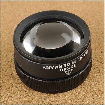 30X40 Optik Metal Büyüteç Çift Cam Zeiss Lens Alman Profesyonel Ürün 