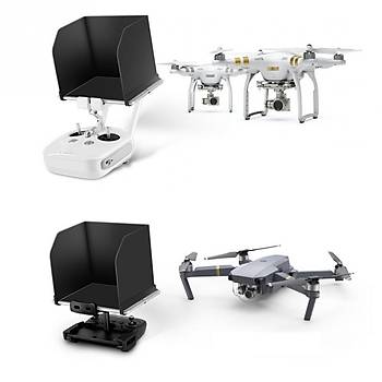 DJI Mavic 2 Zoom Kumanda st Telefon Ekran Gne Koruma Yx L128