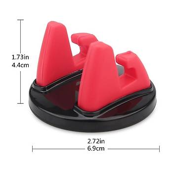 Araç Telefon Tutucu Stand Yumuşak Silikon Anti Kaymaz Mat GPS Tablet Telefon   