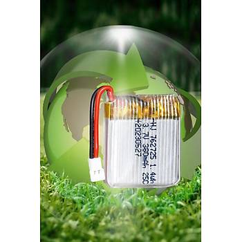 Lipo Pil 3.7V 380mAh 25C Dron ve RC Model Bataryası HX2.54 Soket