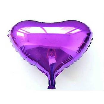 Folyo Balon 2x5 Renk Kalp 10'lu Parti S�sleme
