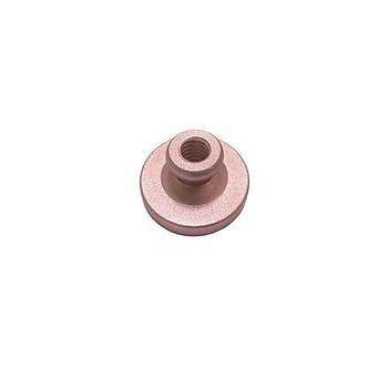 Mhr Mumu Damga 30mm Yuvarlak Bo Alminyum Rose Gold Eloksal Kafa