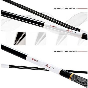 Karbon Fiber Teleskopik Kamış Nehir Göl Rezervuar Ultralight Super Hard 6.3 Mt