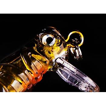 PROFISHER 5 Renk Set 1 Kanca Sahte Yem 3 gr 4 cm Grasshopper