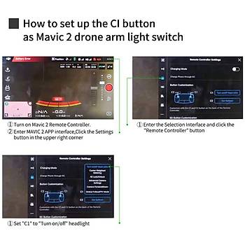 Dji Mavic 2 Pro Ýçin Havadan Ýndirme (Atma) Sistemi Balýkçýlýk Yüzük Hediye Teslimat  