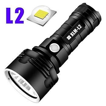 L2 Led 5153 Süper Güçlü El Feneri USB Şarjlı Yağmur Geçirmez