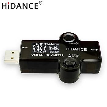12 in 1 USB DC Dijital Voltmetre Ampermetre Akm Gerilim Dedektr Akm ler
