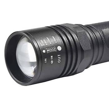 SKYWOLFEYE 3000 Lmen 4 Mod CREE T6 LED El Feneri