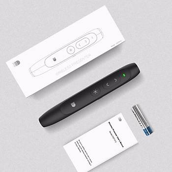 Doosl Kablosuz Sunum Kumandası RF 2.4GHz PPT Powerpoint Clicker USB Alıcılı 