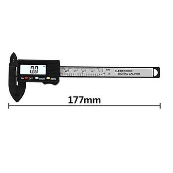 LCD Dijital Elektronik Karbon Fiber 100mm Sürgülü Kumpas Micrometre