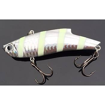 PROFISHER Fosforlu Gümüş Zebra Balık Sahte Yem 9 cm 35 gr