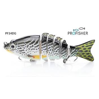 Profisher 7 Eklem 2 Kanca Sahte Balık Yem 15,5 gr 10 cm Bream G