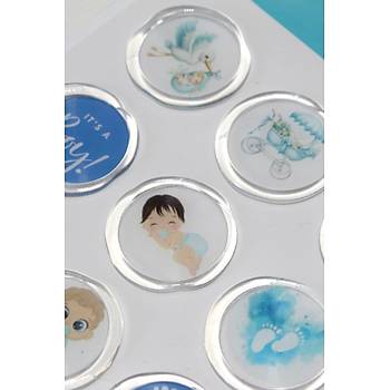 M�h�rc�m 12 Adet Haz�r Kendinden Yap��kanl� Sticker M�h�r KYSM102