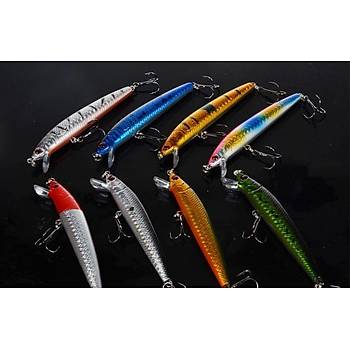 10cm 8.5gr ÇİFT KARBON ÇELİK KANCALI YEM