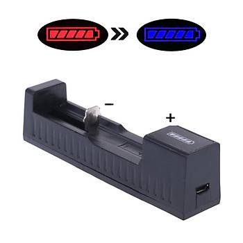 USB Ak�ll� Pil �arj Aleti 3.7V 18650 26650 16340 14500 10400 Lion
