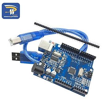 Arduino UNO R3 (CH340G) ATMEGA328P-AU + USB Kablosu