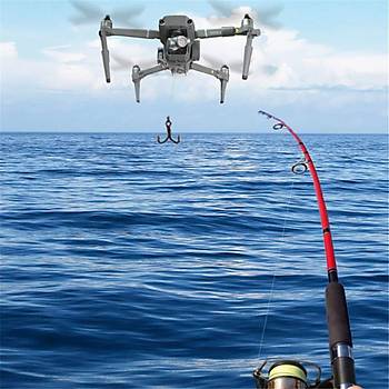 DJI Mavic 2 Zoom İçin Havadan İndirme (Atma) Sistemi Balıkçılık Yüzük Hediye Teslimat  