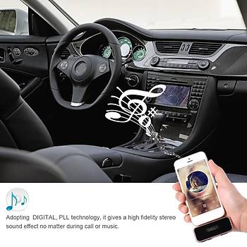 FM Kablosuz Bluetooth Verici MP3 Ses Müzik Çalar Araç Kiti
