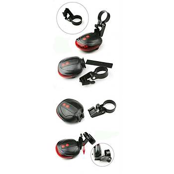 Bisiklet Lazer Gece Uyarı Arka Led lambası Red Lazer