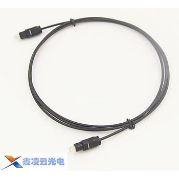 Toslink Fiber Optik Multimedya Ses Kablosu 2.2mm 2 Metre Uzunluk XLY