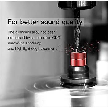 Baseus H04 Bas Hifi Mikrofonlu Kulaklk Sper Ses Kalitesi Aluminyum Alam