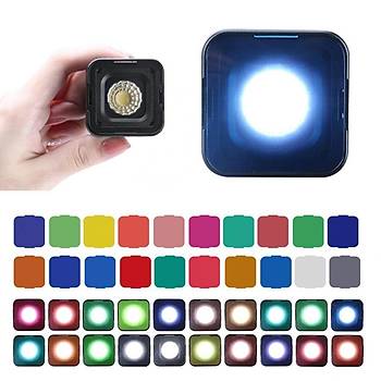 LED I��k 10M IP67 Su Ge�irmez Dahili Pil 200-5500 20 Renk Filtre