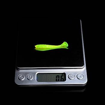 PROFISHER 10 Renk Silikon Solucan 5 cm 0,6 gr Yapay Kurtuk Yem 