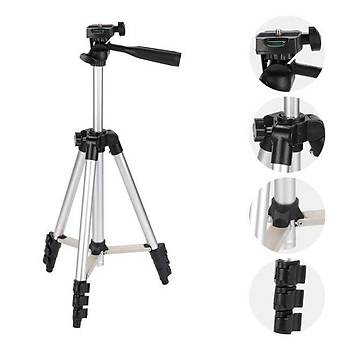 Al�minyum Tripod Stand Telefon Tutucu Aparat� 4 Segmentli  Naylon Ta��ma �antal� 