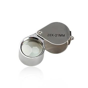 20X 21mm Katlan�r Cam Lens B�y�te� Sanayi Kuyumcular Antika Koleksiyon
