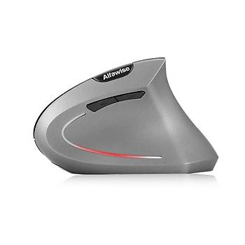 2.4GHz Kablosuz Dikey Fare Ergonomik Tasarım Siyah Renk Alfawise