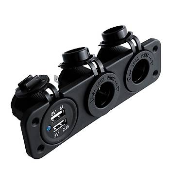 Motor akmak SU GERMEZ Tekne 12-24V USB 5V