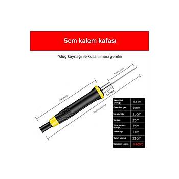 Köpük, Strafor Kesici Elektrikli Sıcak Bıçak, Tel Uzunluğu 5cm 