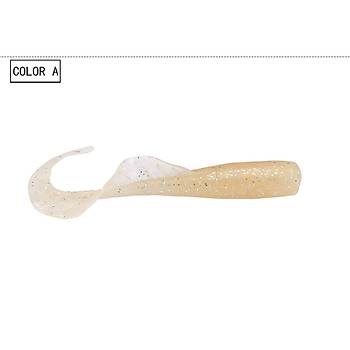 PROFISHER 10 Adet Silikon K�v�rc�k Kuyruk Kurt�uk 7 cm 1,5 gr 