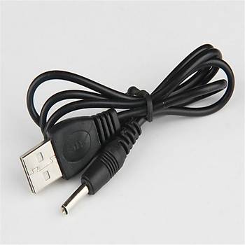 USB DC 5V Güç Kaynağı Şarj Adaptörü Kablosu 3.5mm Jaklı MOSUNX