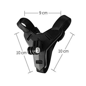 Motosiklet Kayak Kask Çene Kamera Tutucu Gopro Xiaomi Osmo SJCAM