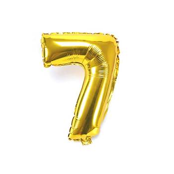 Dev Folyo Balon 80cm Rakam, Parti Süsleme Malzemesi, Doğumgünü