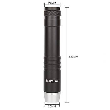 3 Renkli 18650 5W Fener Beyaz + Sarı + 395nm UV Yeşim Takı Taş Amber Tanımlama
