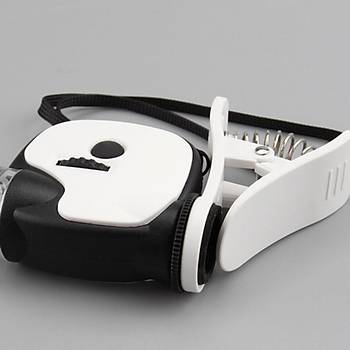 55X B�y�te� Telefon Klipsli Optik Makro Lens B�y�te� 2 LED 1 UV LED ORCA