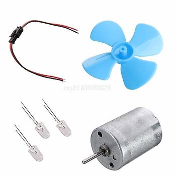 Rzgar Trbini Jeneratr DIY Kiti Mikro Motor,Diyot Fi, Pervane