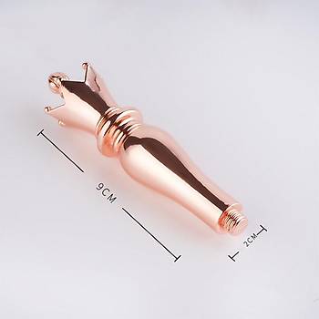 Mum M�h�r Damga Kolu Premium Metal Kraliyet Tac� Rose Gold