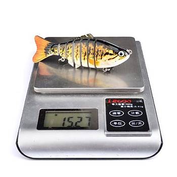 Profisher 7 Eklem 2 Kanca Sahte Balık Yem 15,5 gr 10 cm Bream A