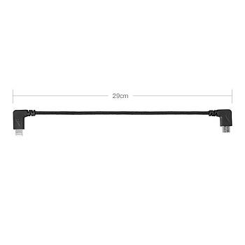 DJI Mavic Pro USB Type C Veri Aktarm Kablosu 29cm Siyah veya Beyaz