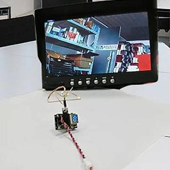 Yarış Dron FPV Kamera Seti 5.8Ghz 40CH 25mW Verici 600TVL Kamera 
