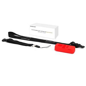 Dji Osmo Pocket ��in Renkli Silikon Koruyucu K�l�f Buyun Ask�l� Kordon